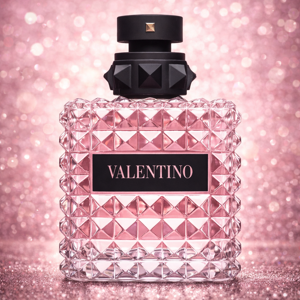 Set 4 Perfumes | Valentino + Light Blue + 212 VIP Rose + Black Opium 100 ml