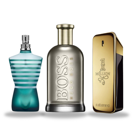 Kit 2+1 Gratis! Le Male + Boss + 1 Million (100ml)