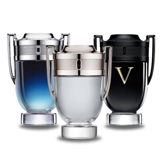 Set de 3 perfumes Paco Rabanne: INVICTUS LEGEND, INVICTUS e INVICTUS VICTORY 100ml